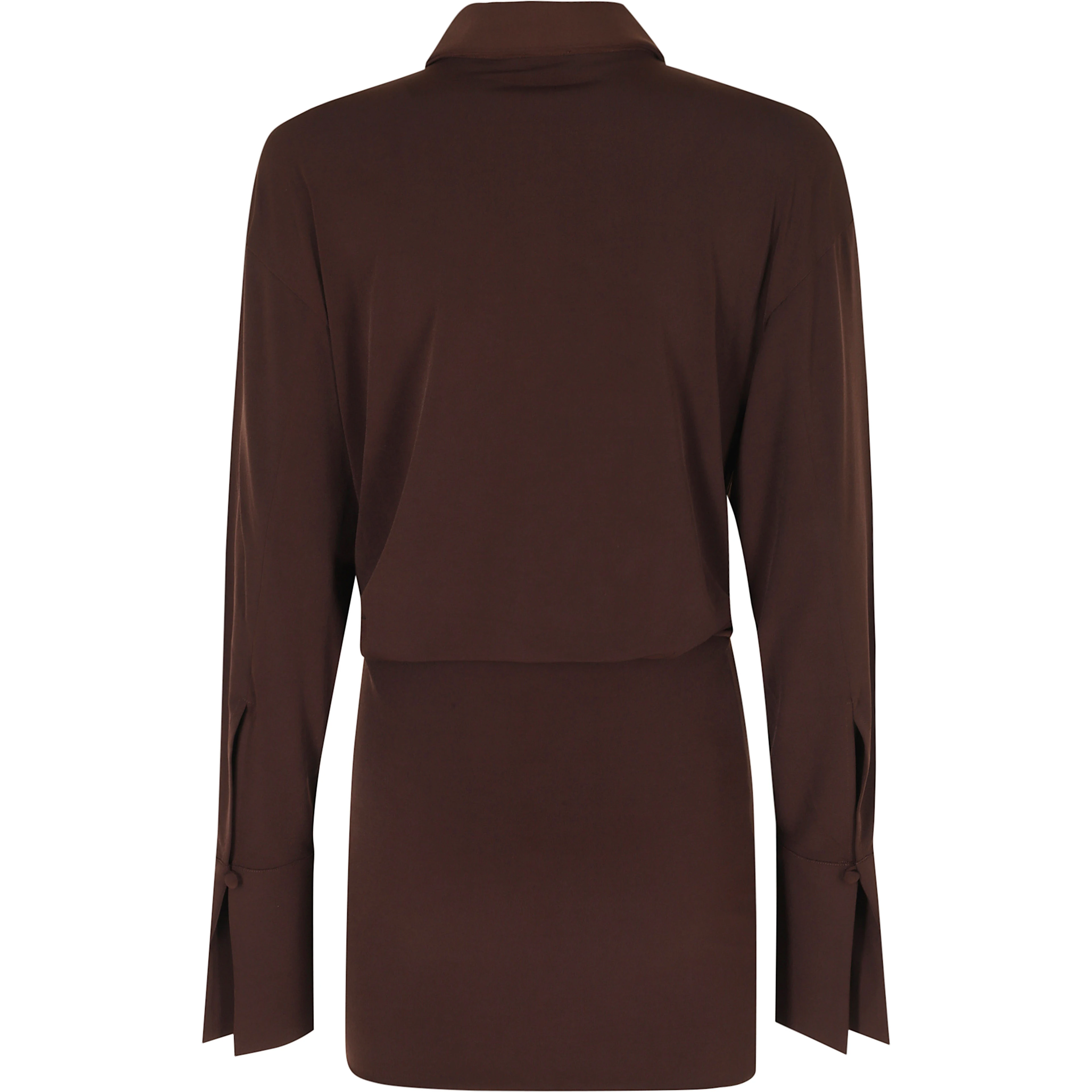 LILIA MINI DRESS DEEP V COLLAR MINI DRESS