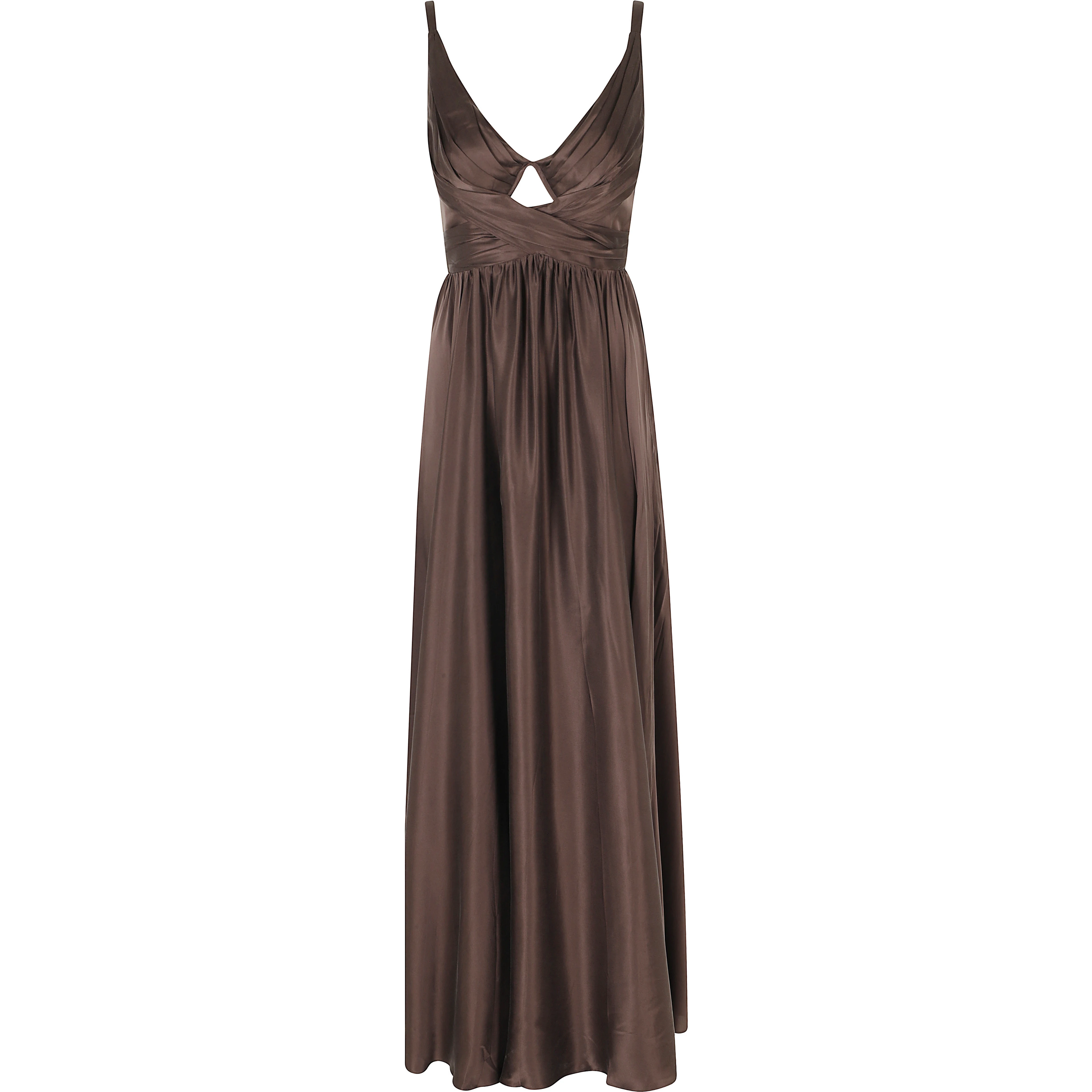 DRAPED MAXI DRESS