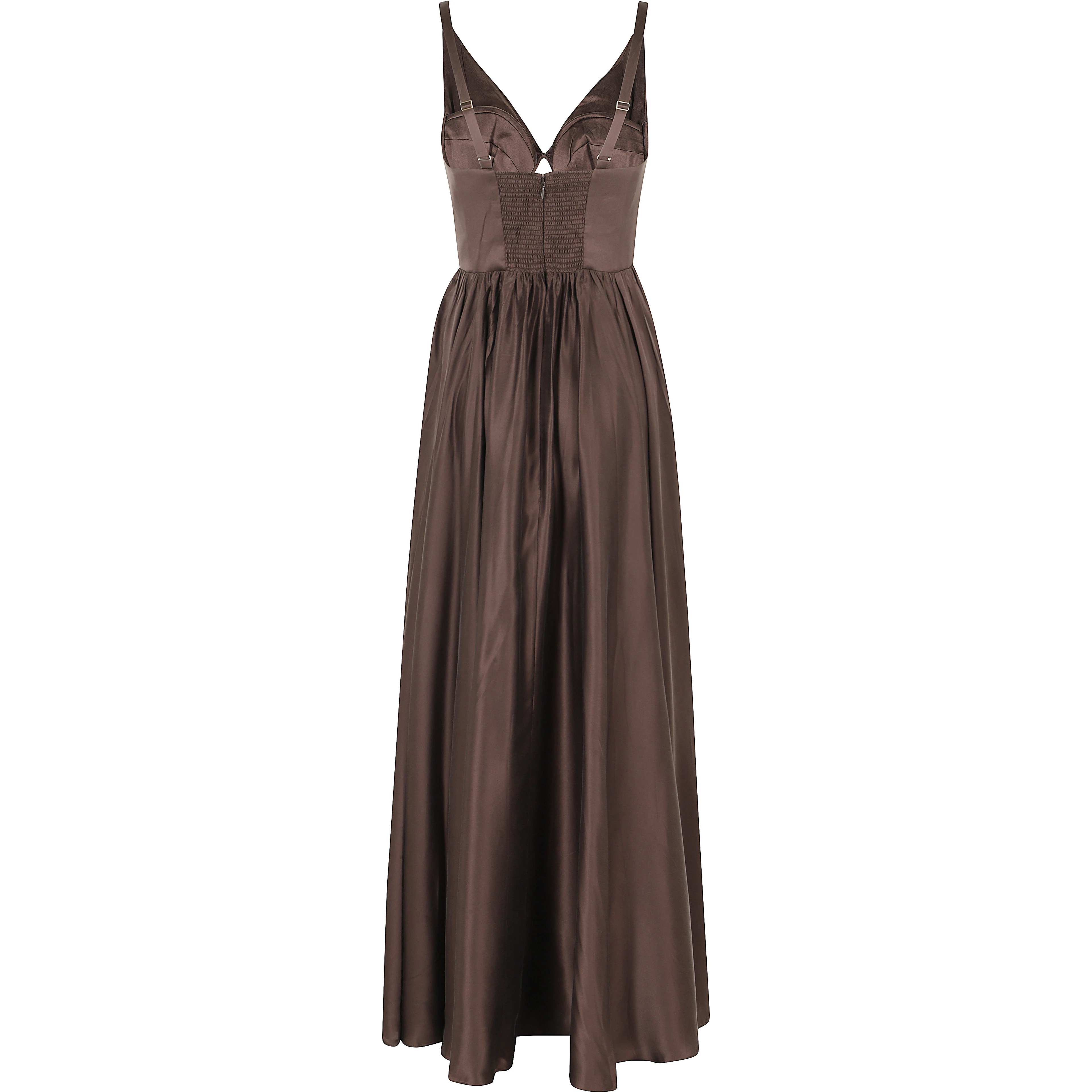 DRAPED MAXI DRESS