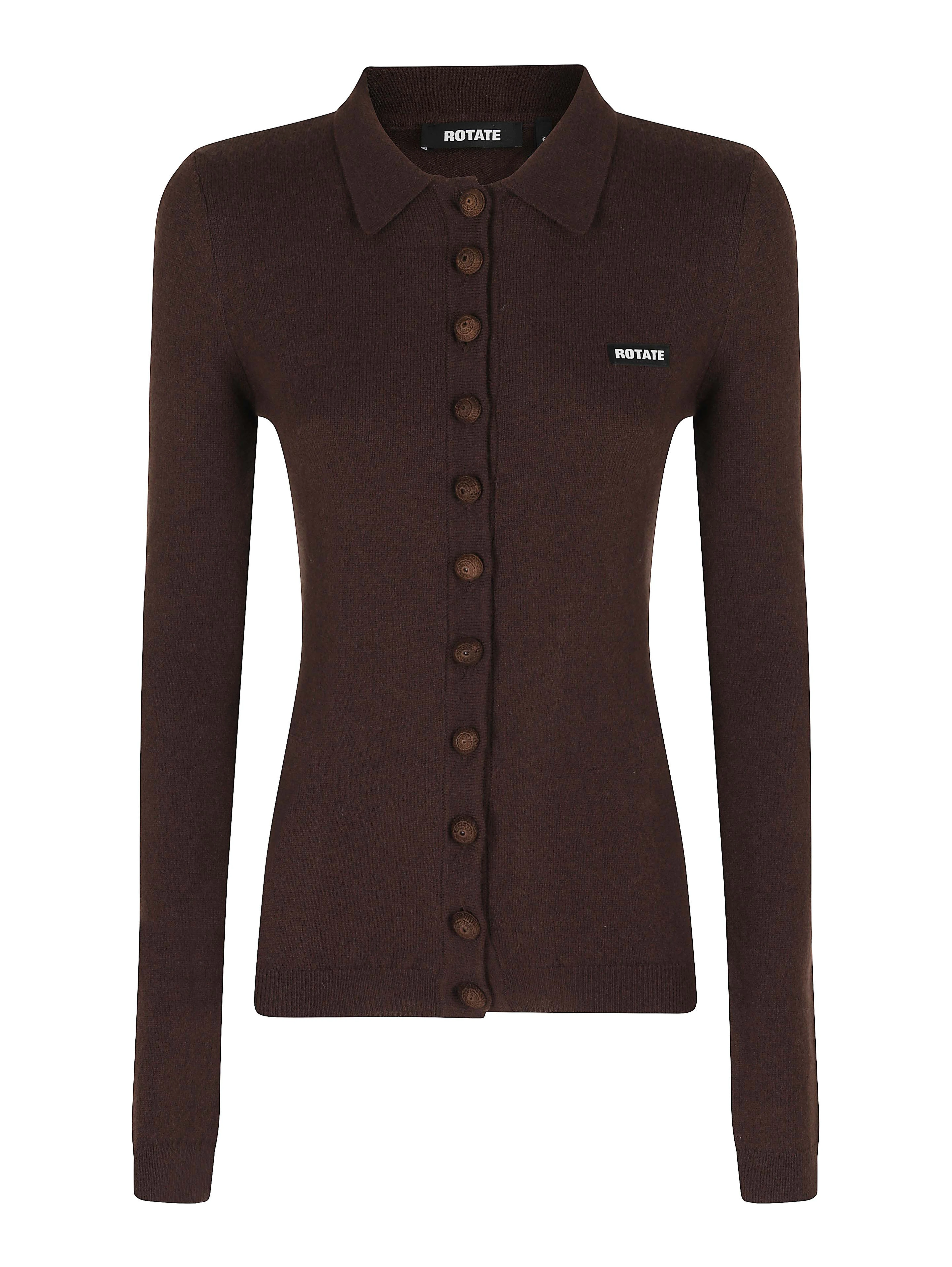 KNITTED POLO TOP