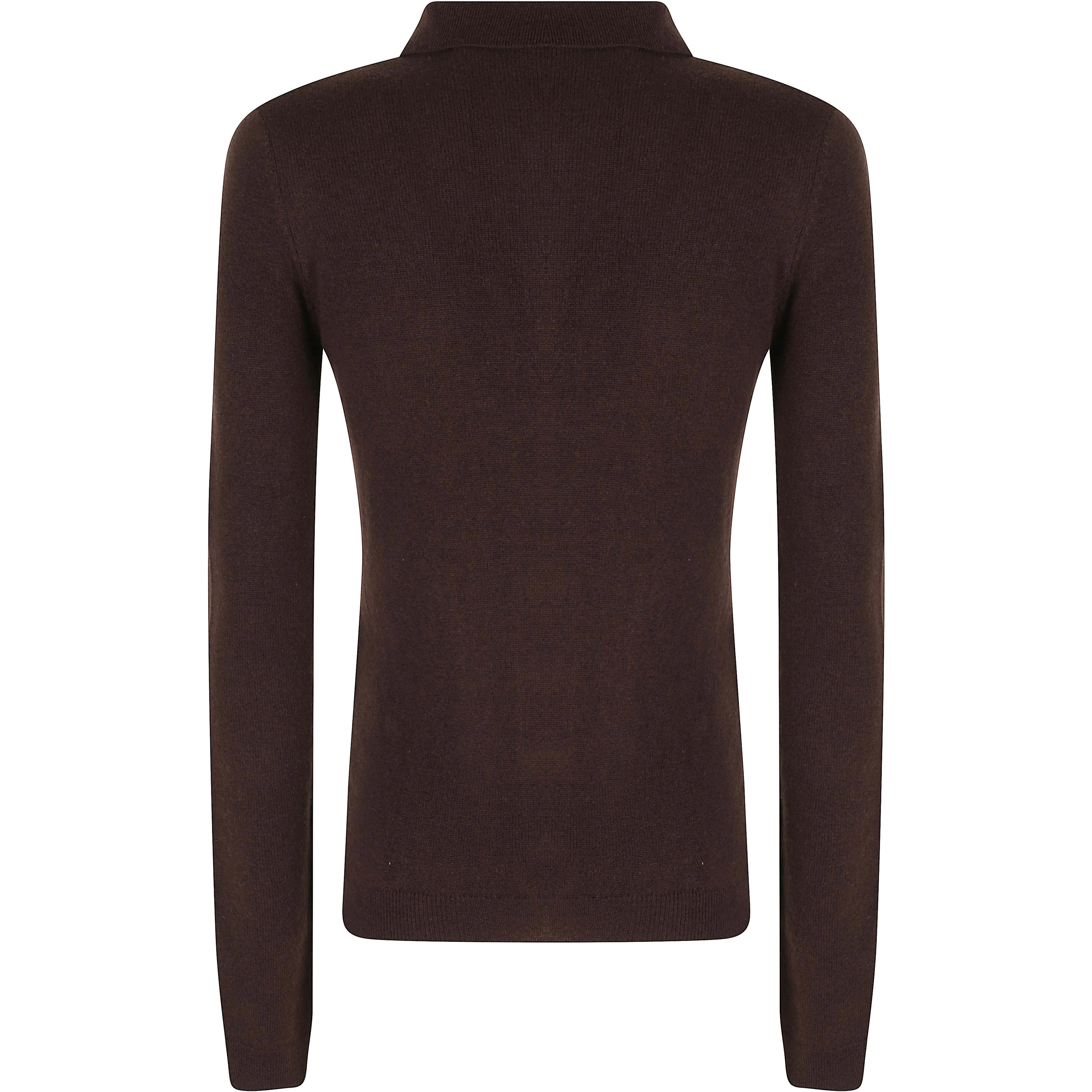 KNITTED POLO TOP
