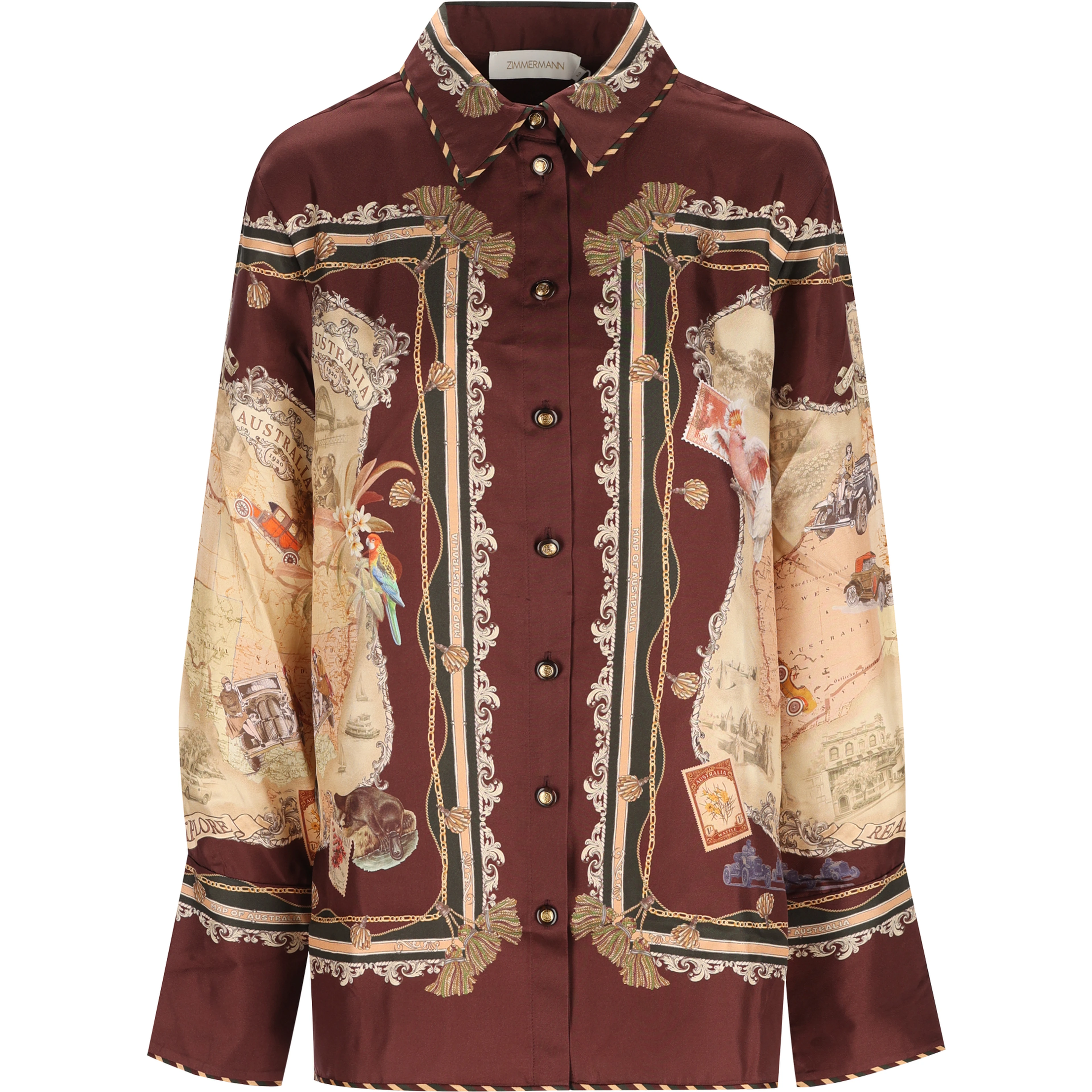 ZIMMERMANN Shirts Red