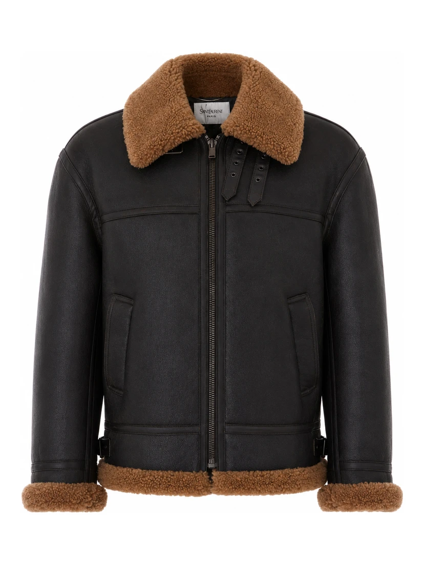 SAINT LAURENT Jackets Black