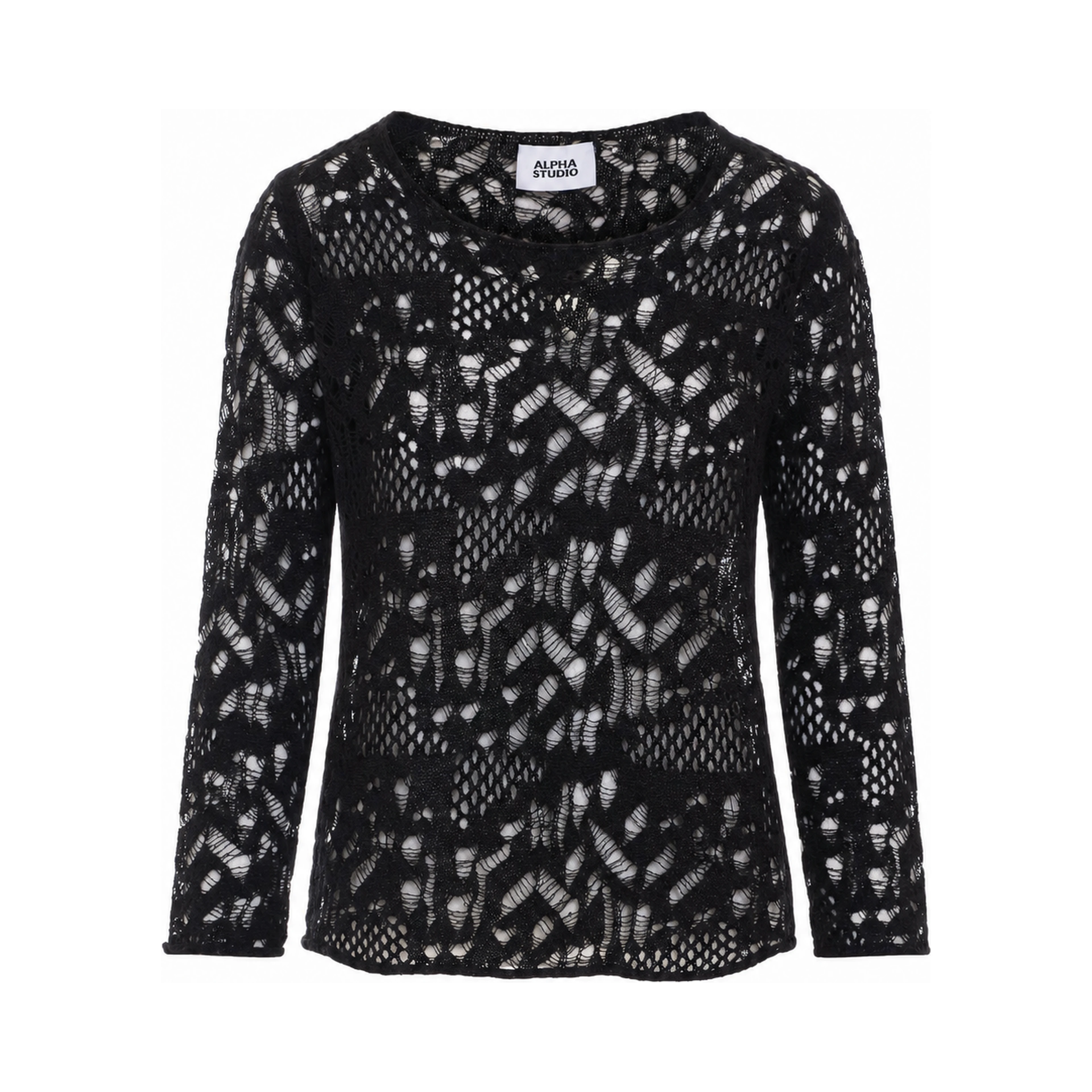 Alpha studio Sweaters Black