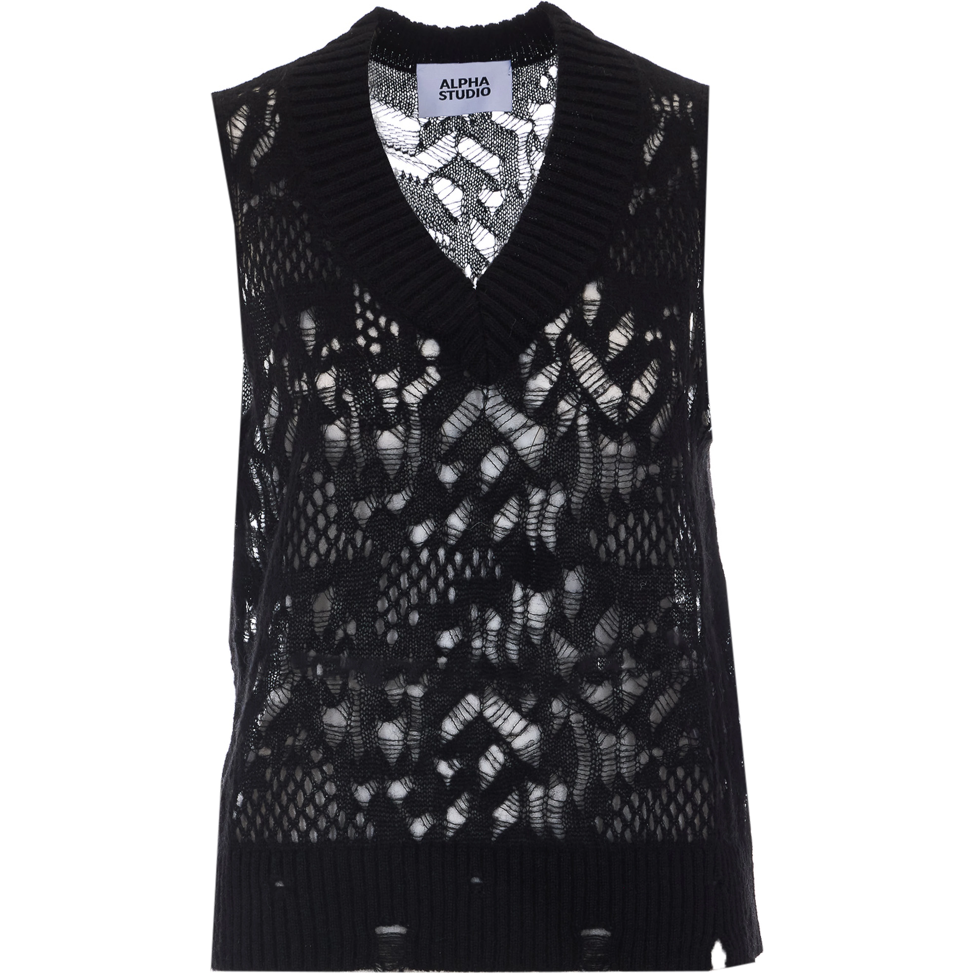 Alpha studio Sweaters Black