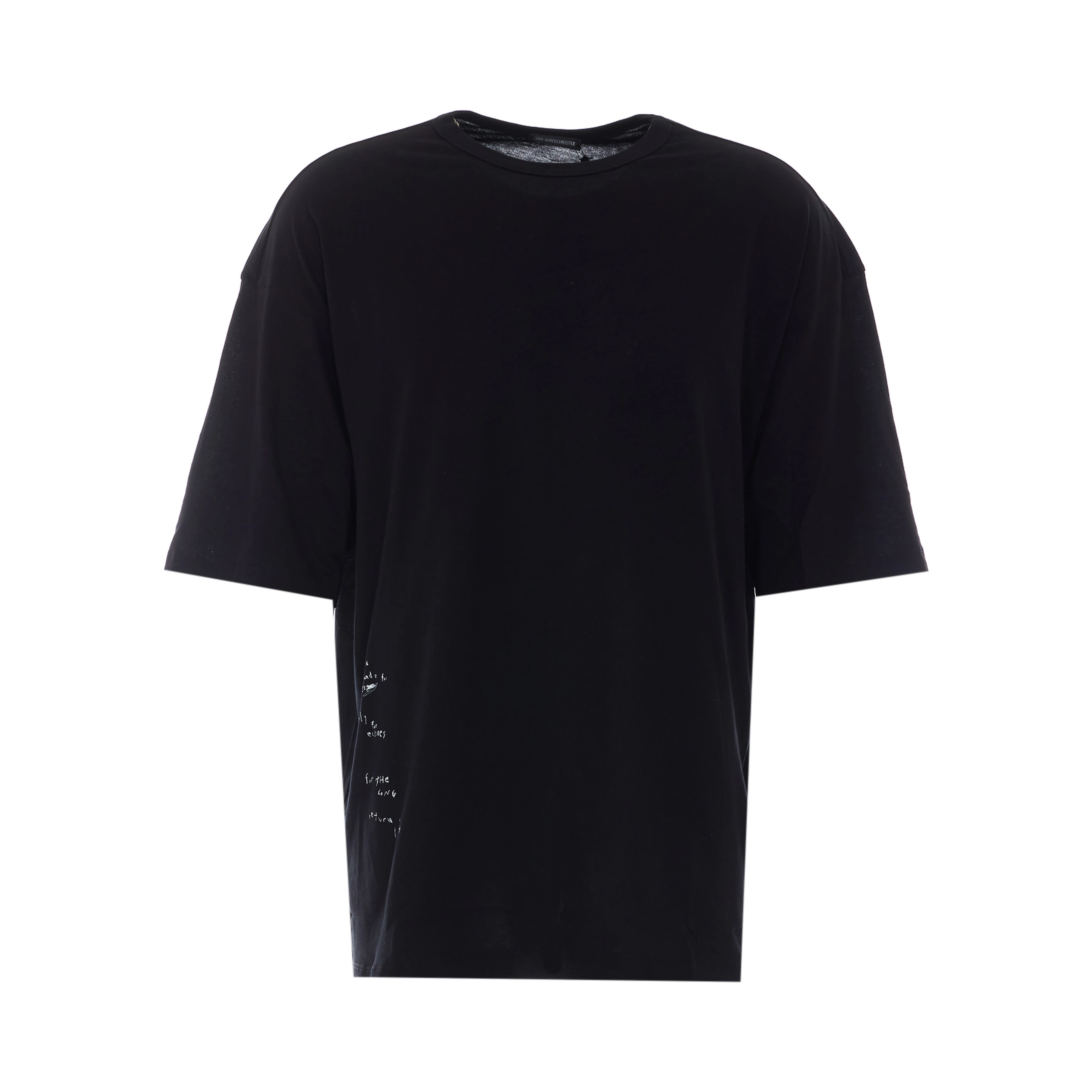 ANN DEMEULEMEESTER T-shirts and Polos Black