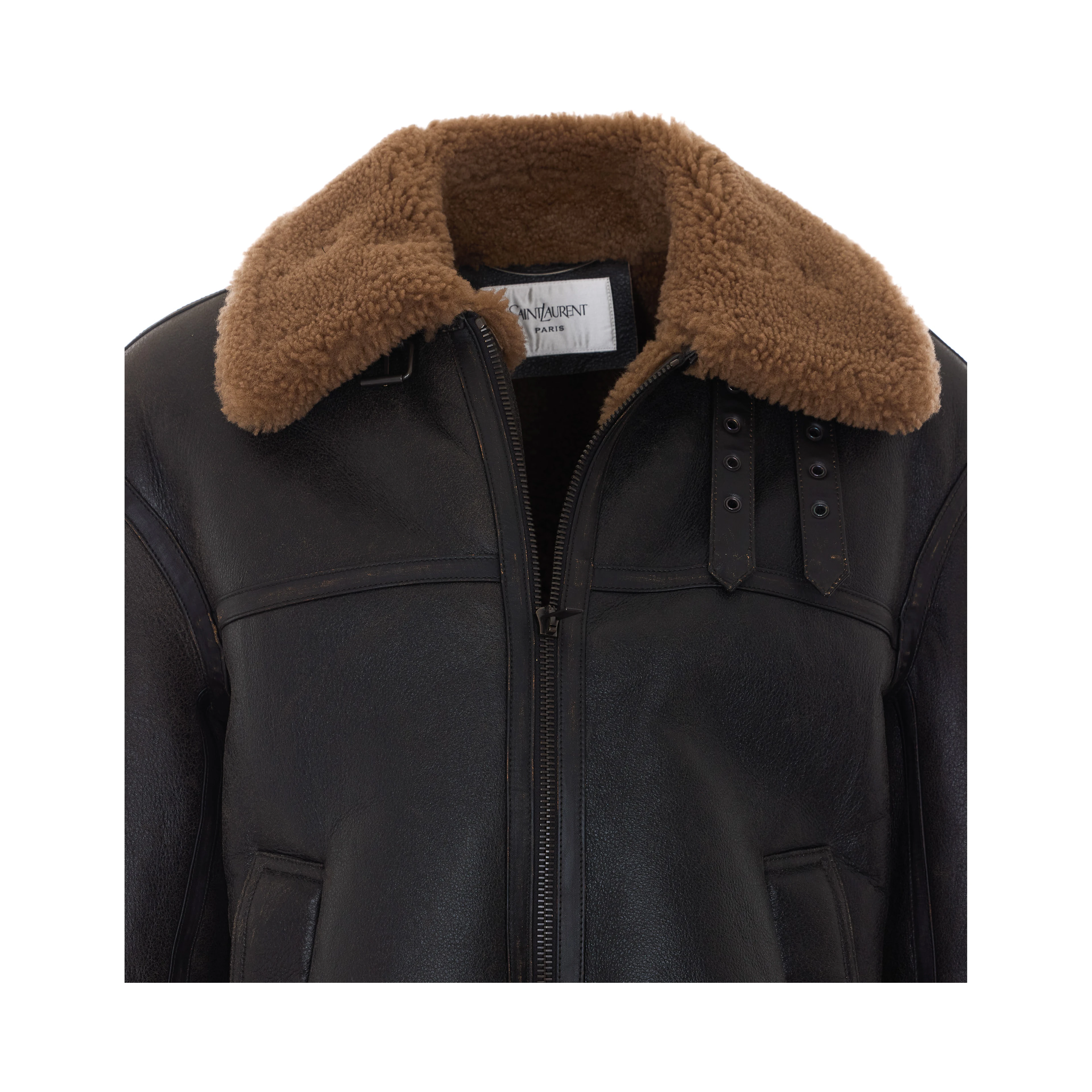 SAINT LAURENT Jackets Black