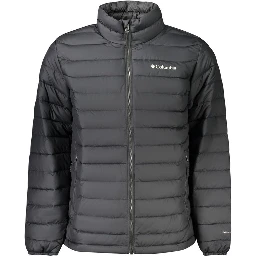 Black Polyester Men's Jacket