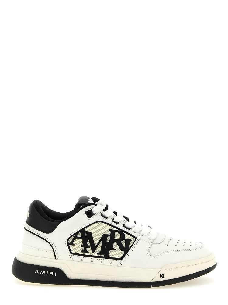 Bicolor Calfskin Athletic Sneakers