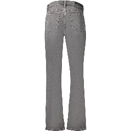 Black Cotton Womens Jeans