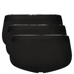 Black Cotton Men's Brief