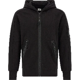 Black Cotton Sweatshirt