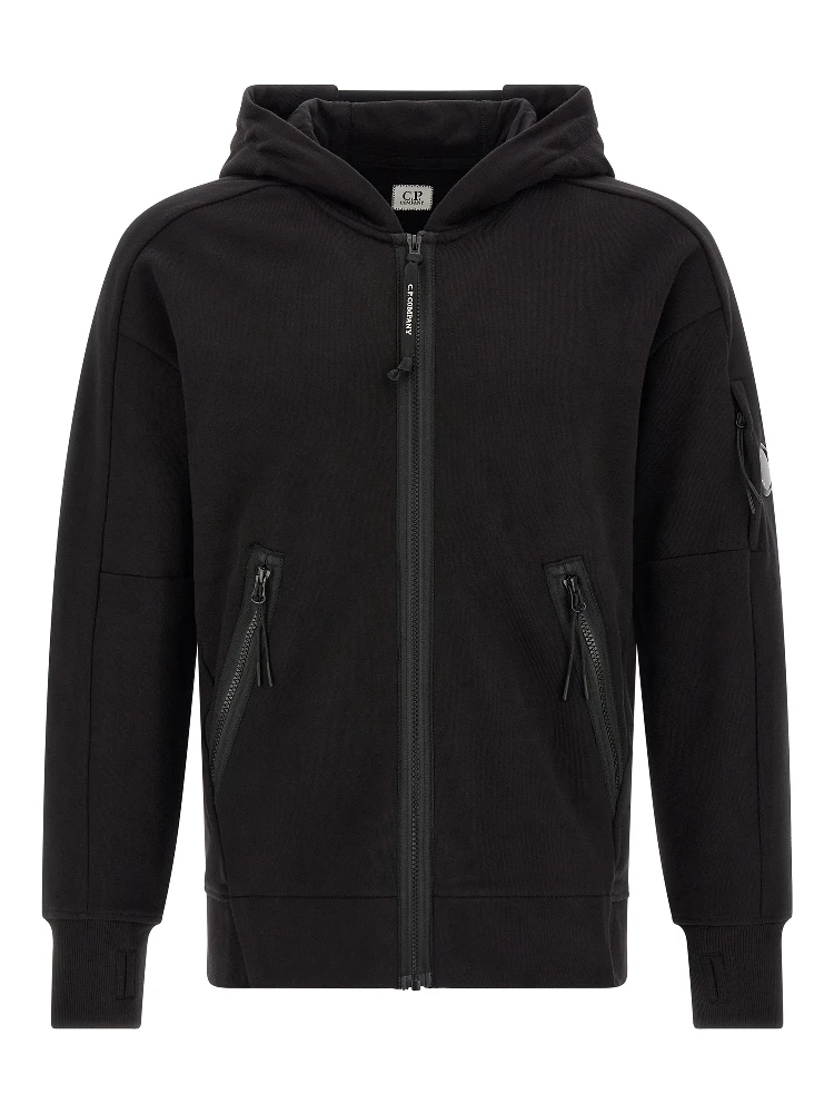 Black Cotton Sweatshirt
