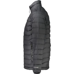 Black Polyester Men's Jacket