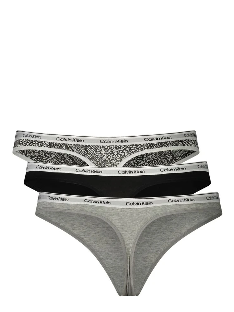 Grey Cotton Womens Thong alternative