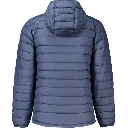 Blue Polyester Men's Jacket