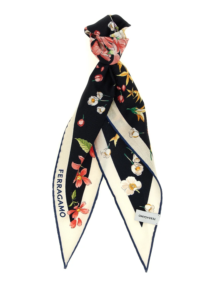 Multicolor Silk Foulard