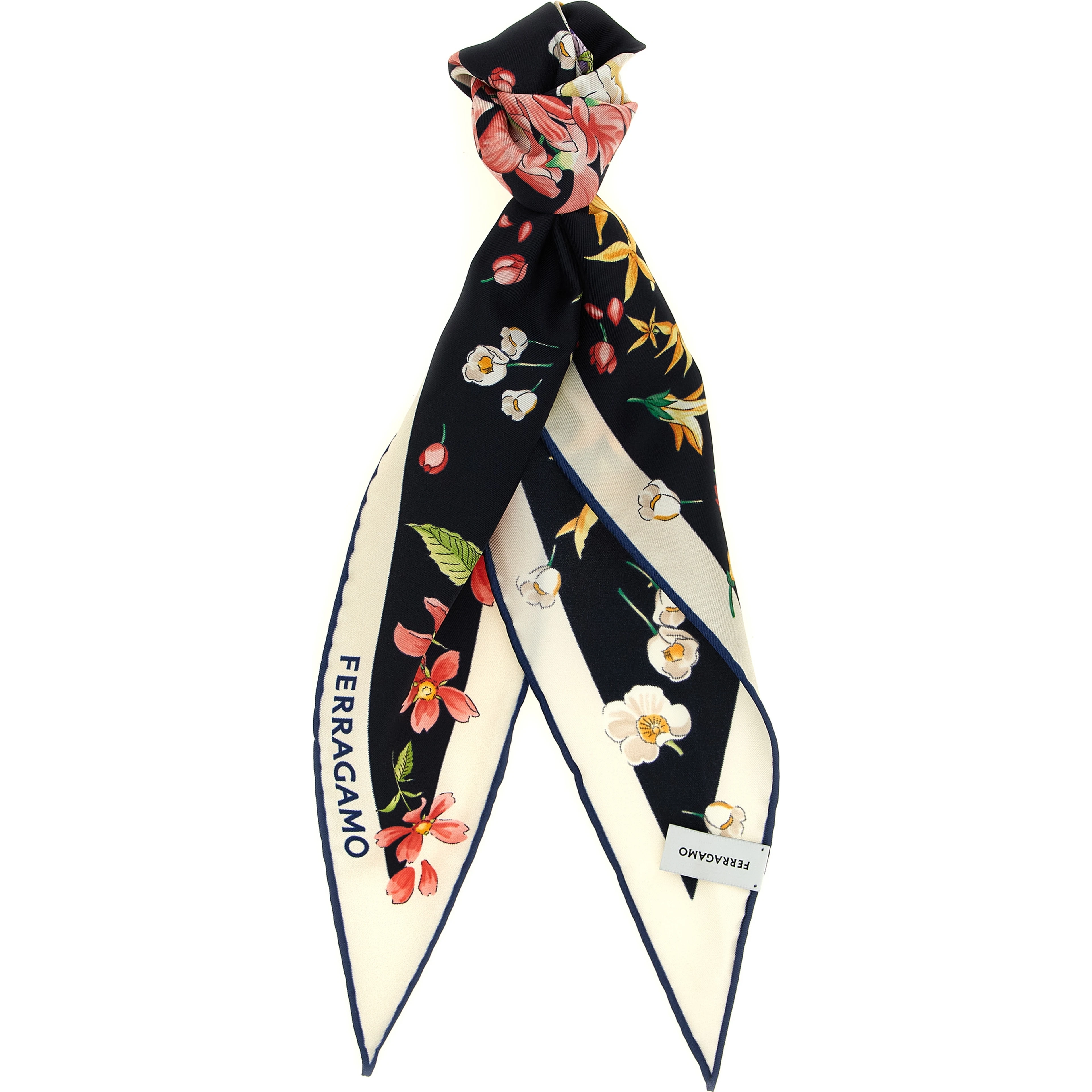 Multicolor Silk Foulard