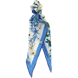 Blue Silk Foulard