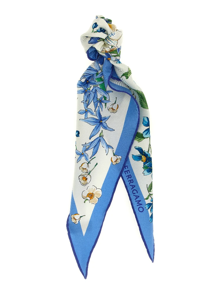 Blue Silk Foulard
