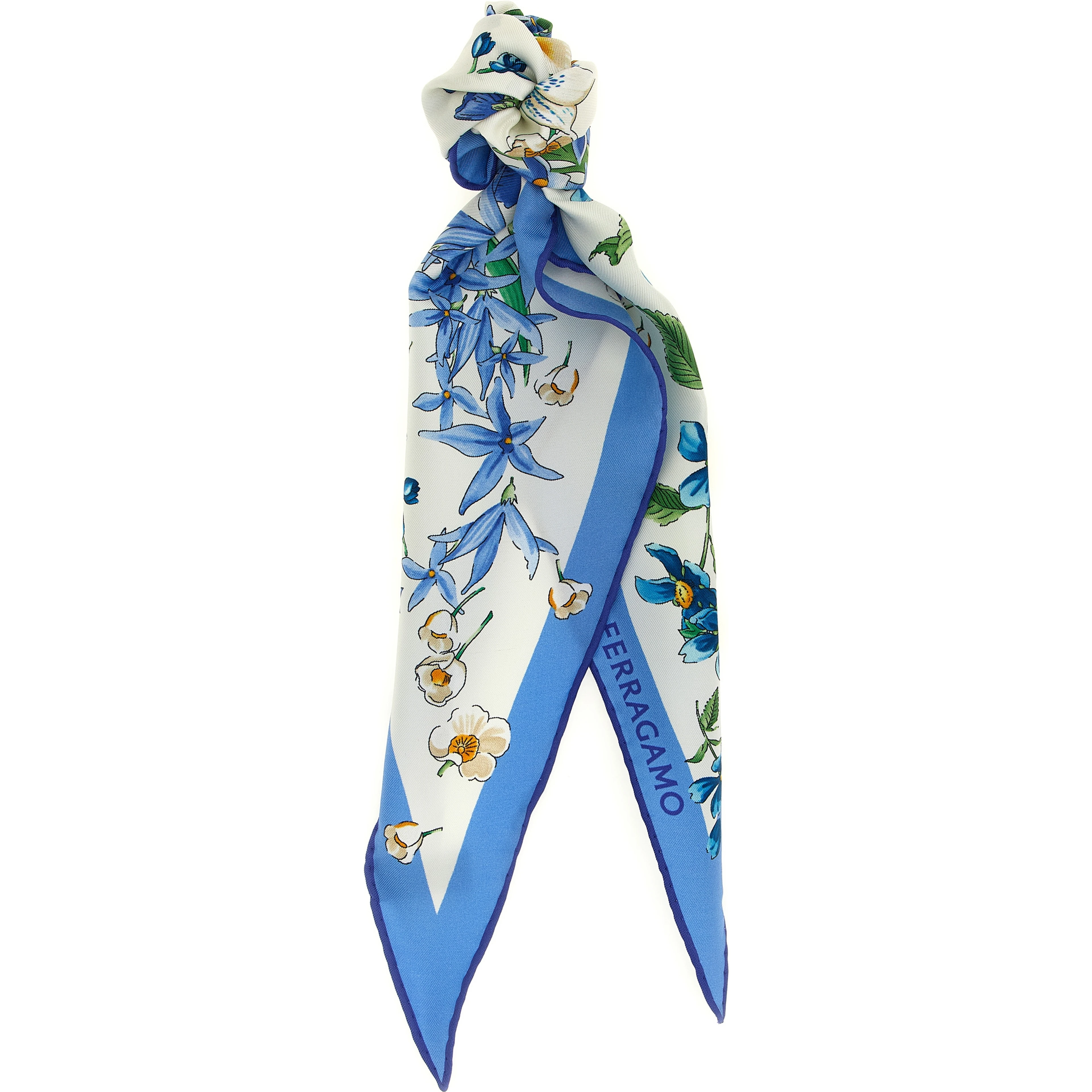 Blue Silk Foulard