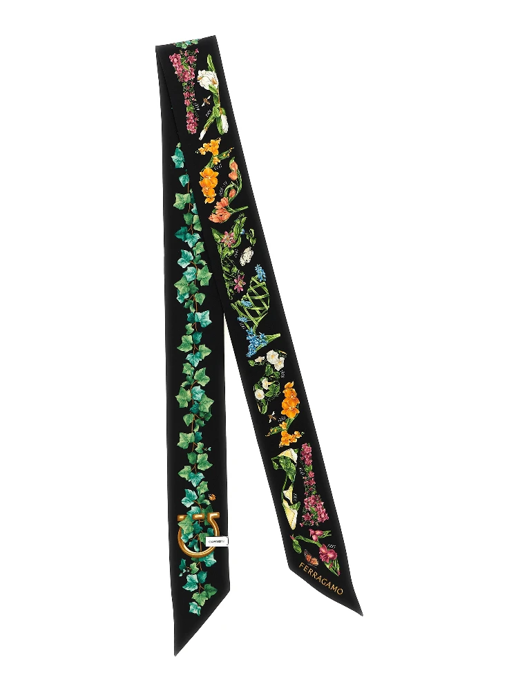 Multicolor Silk Foulard
