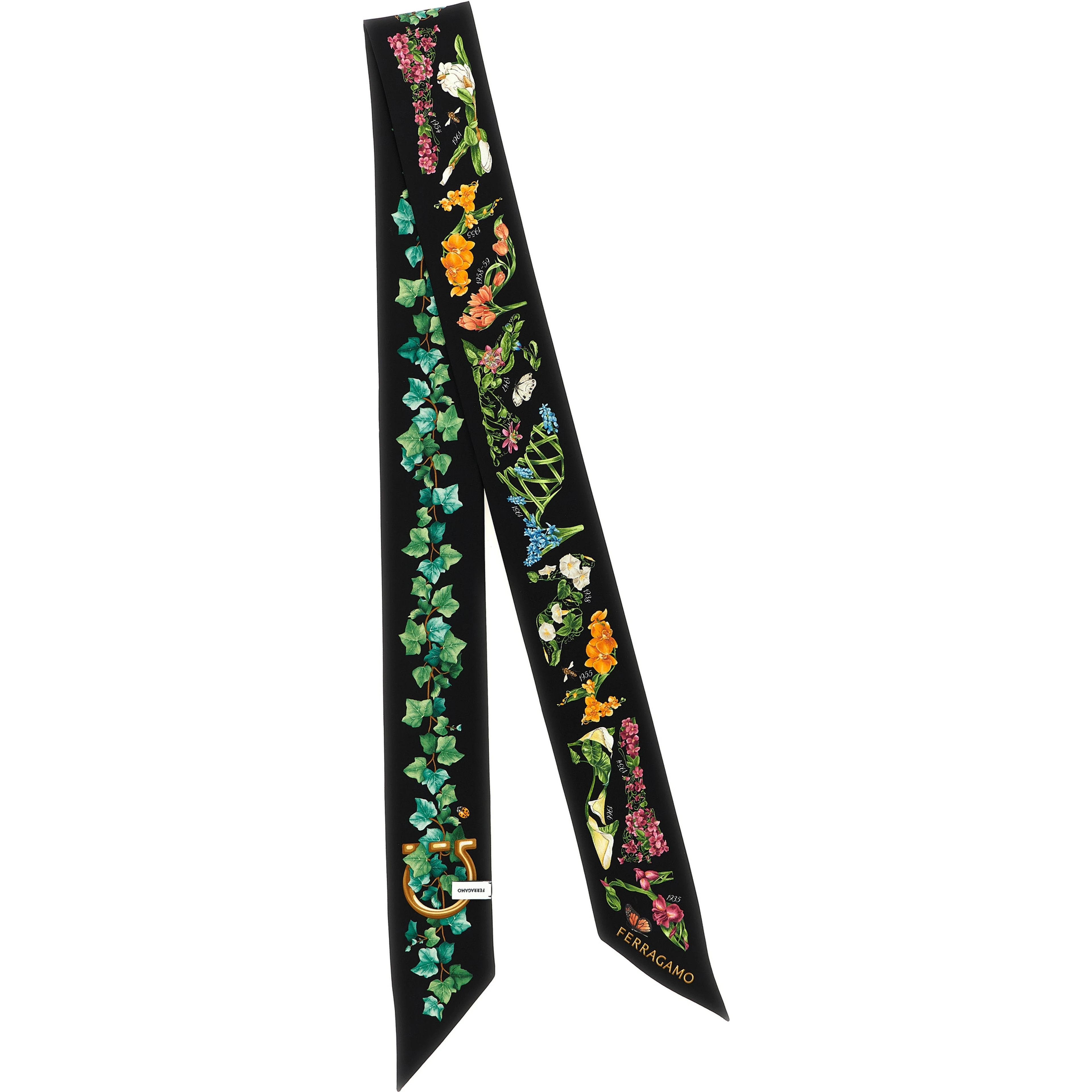 Multicolor Silk Foulard