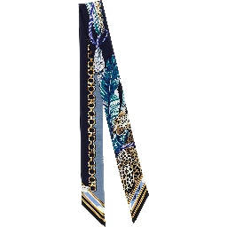 Blue Silk Foulard