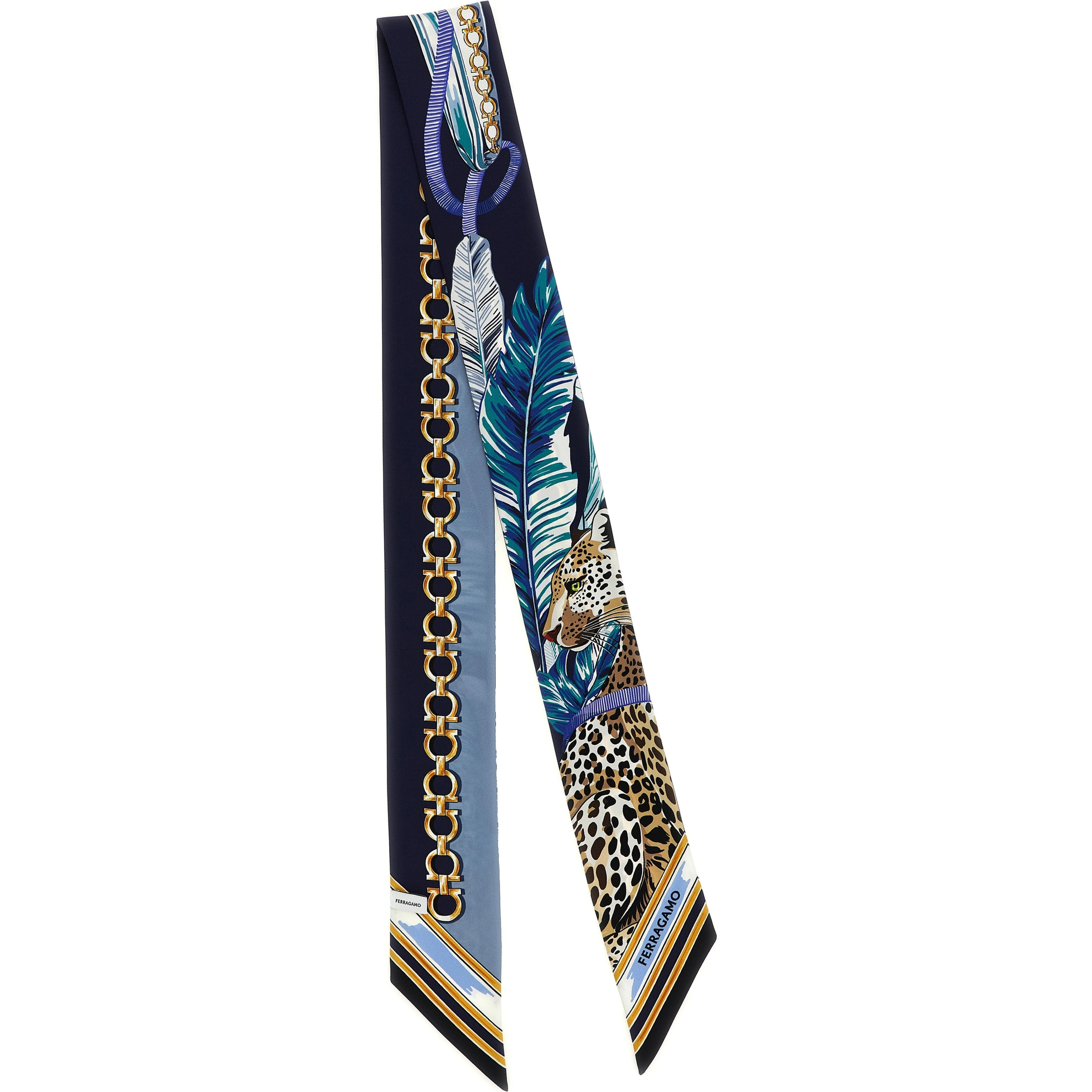Blue Silk Foulard