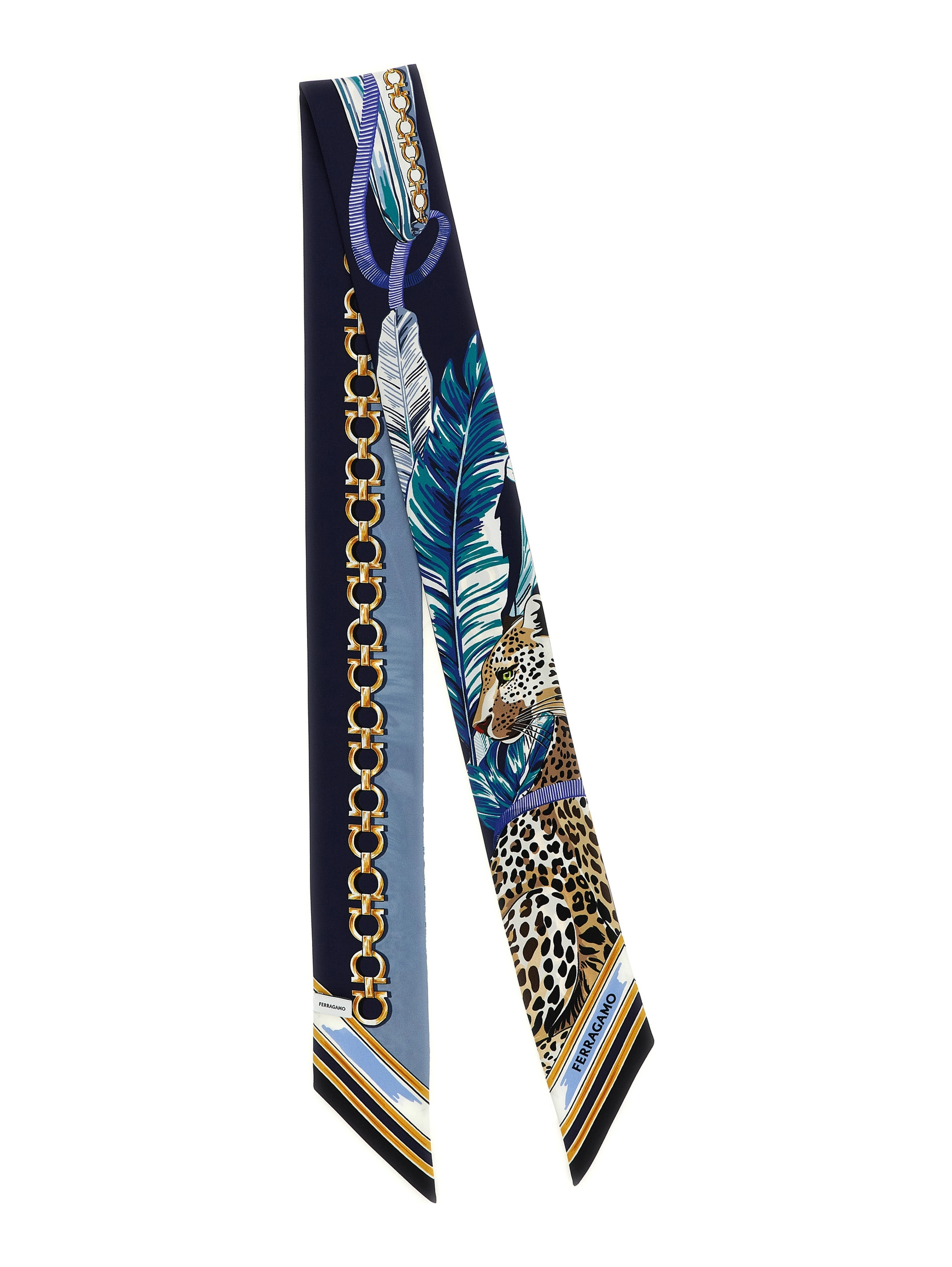 Blue Silk Foulard
