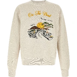 White Cotton Sweatshirt