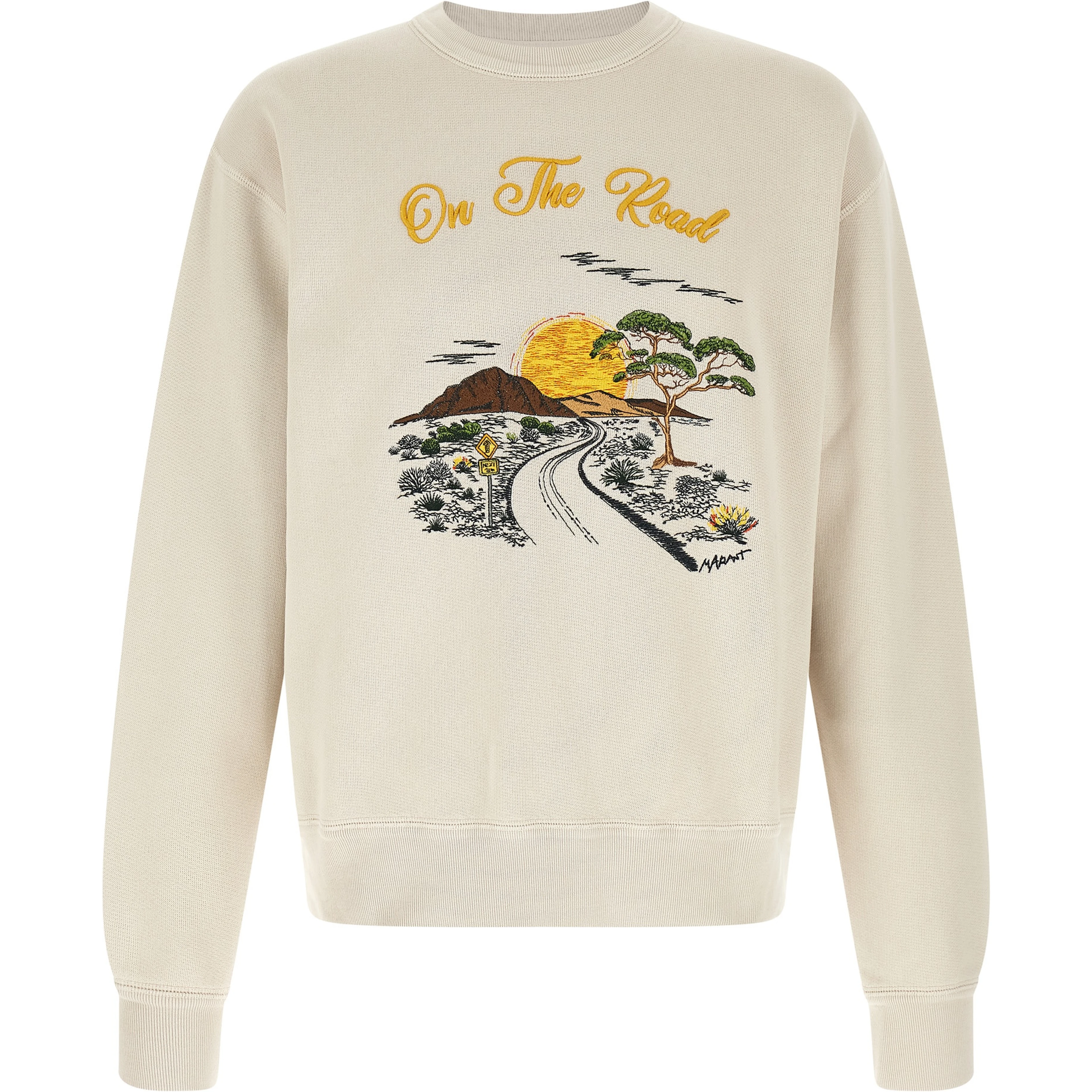 White Cotton Sweatshirt