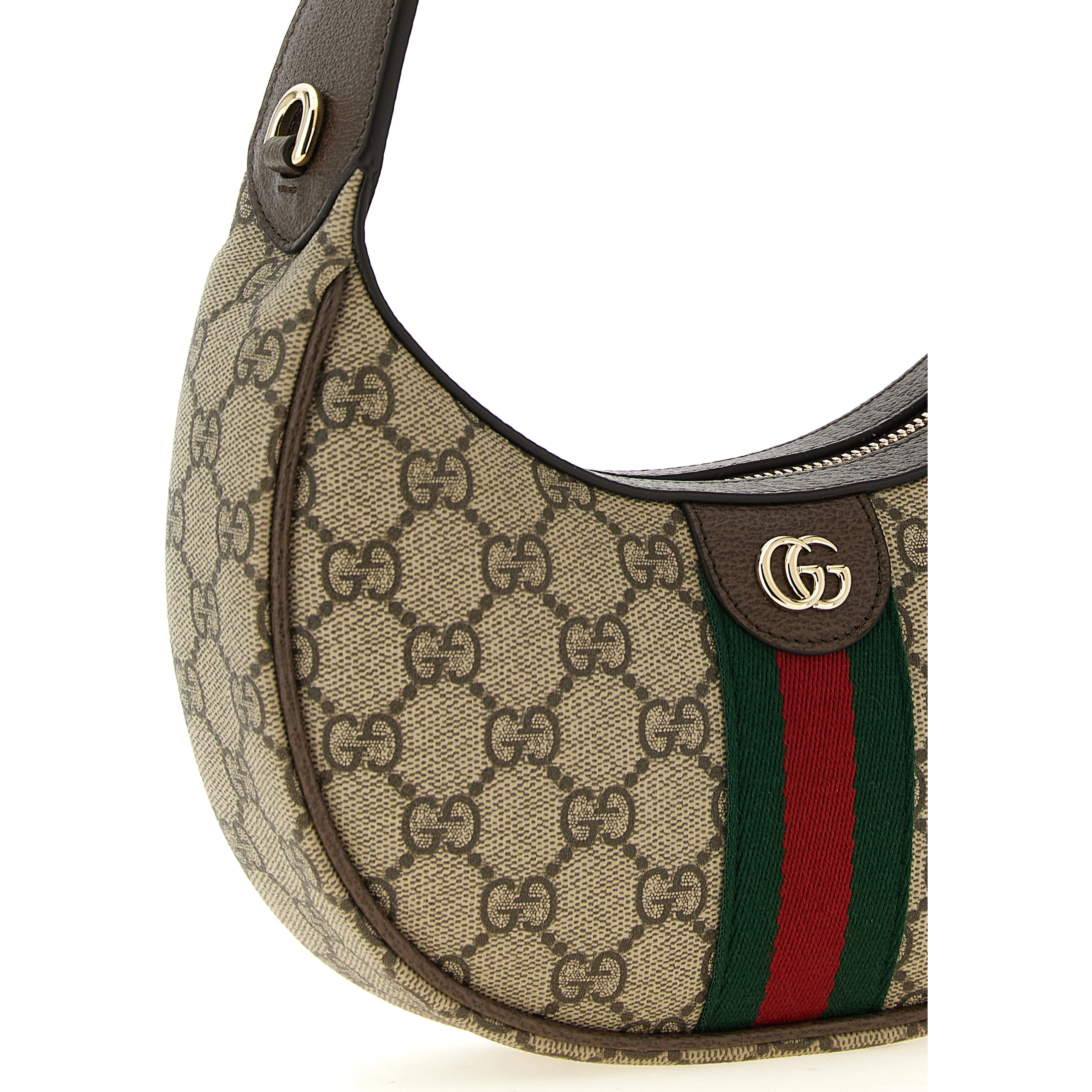 Beige Polyethylene Crossbody Bag