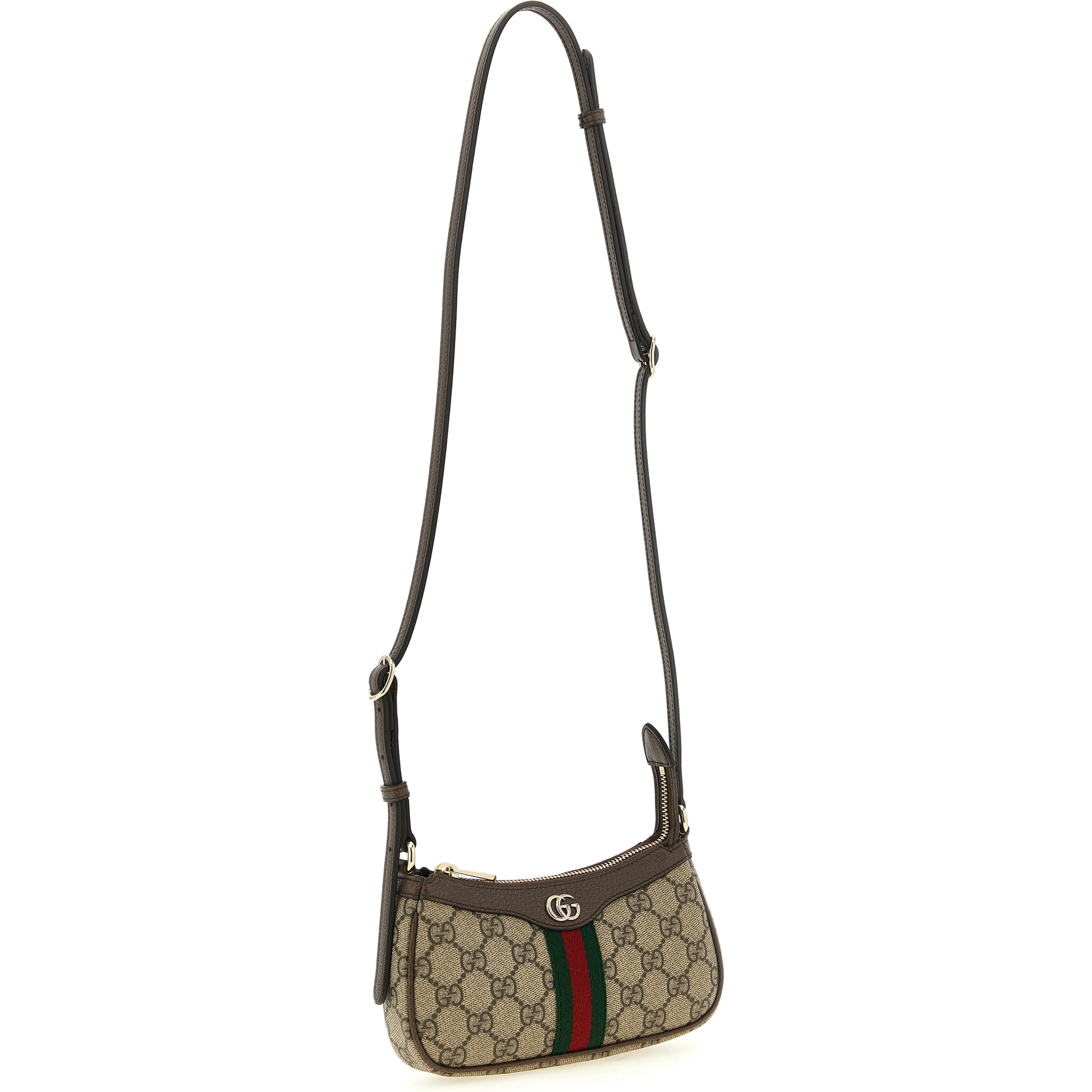 Beige Polyethylene Crossbody Bag