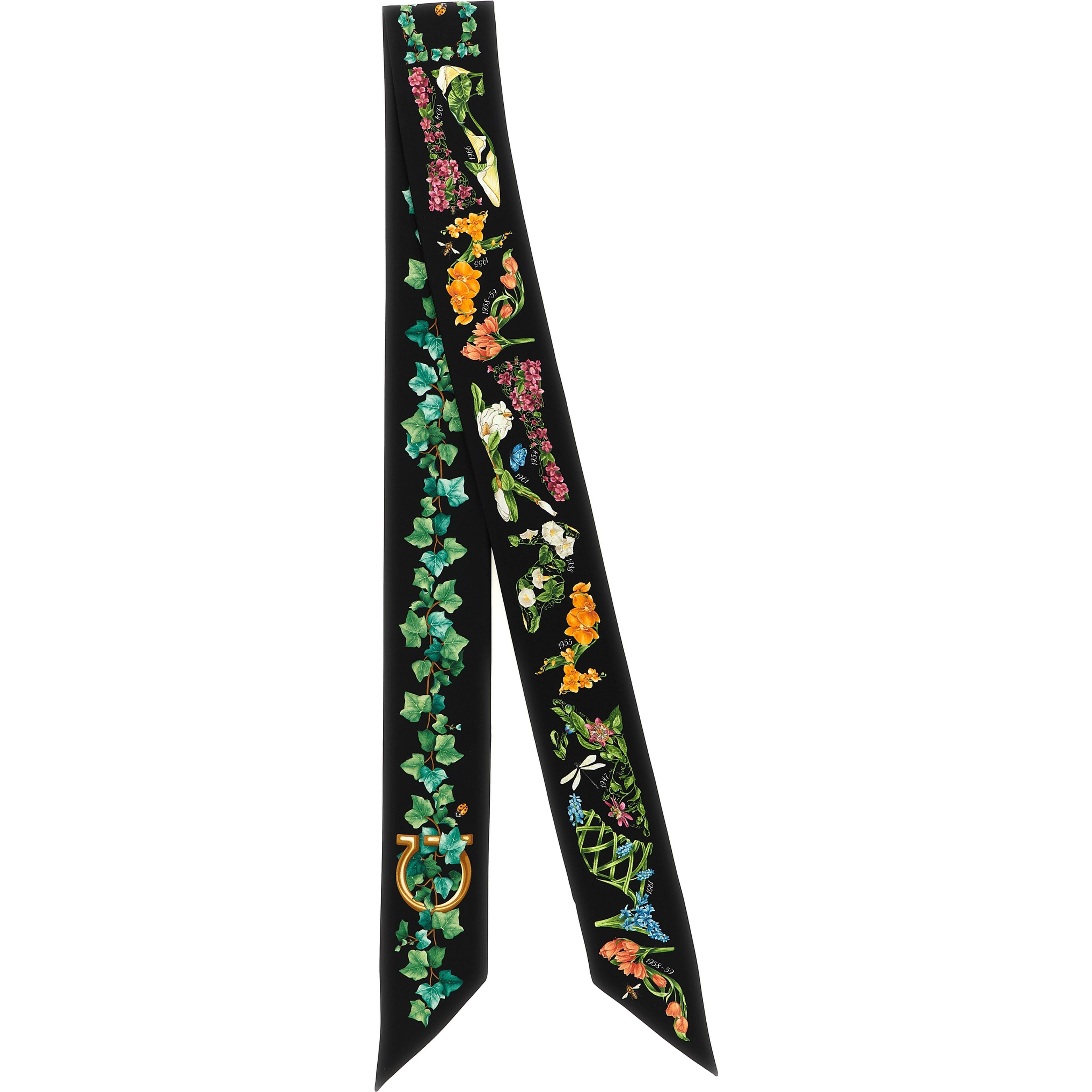Multicolor Silk Foulard