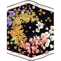 Multicolor Silk Foulard