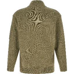Bicolor Wool Cardigan