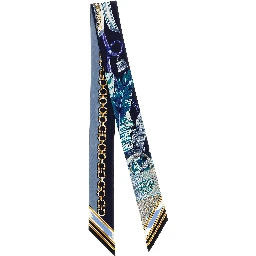 Blue Silk Foulard