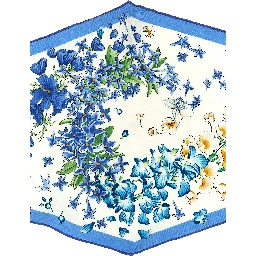 Blue Silk Foulard