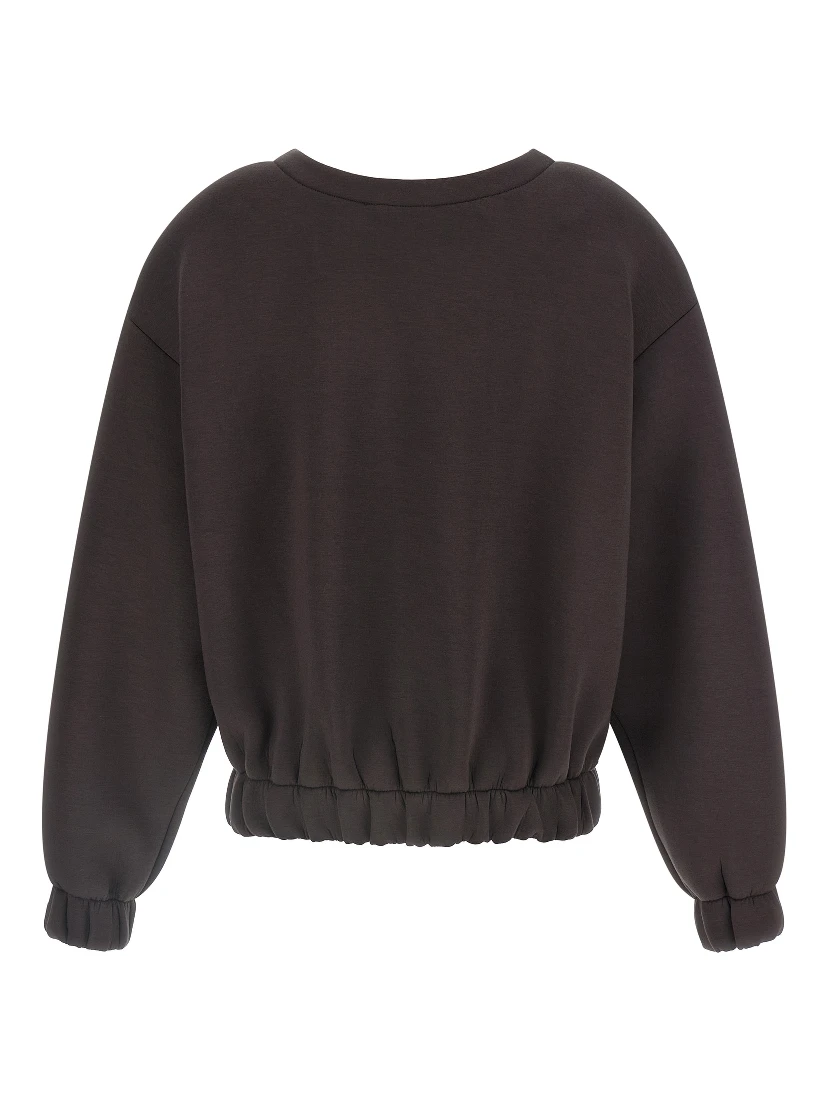 Brown Viscose Sweatshirt