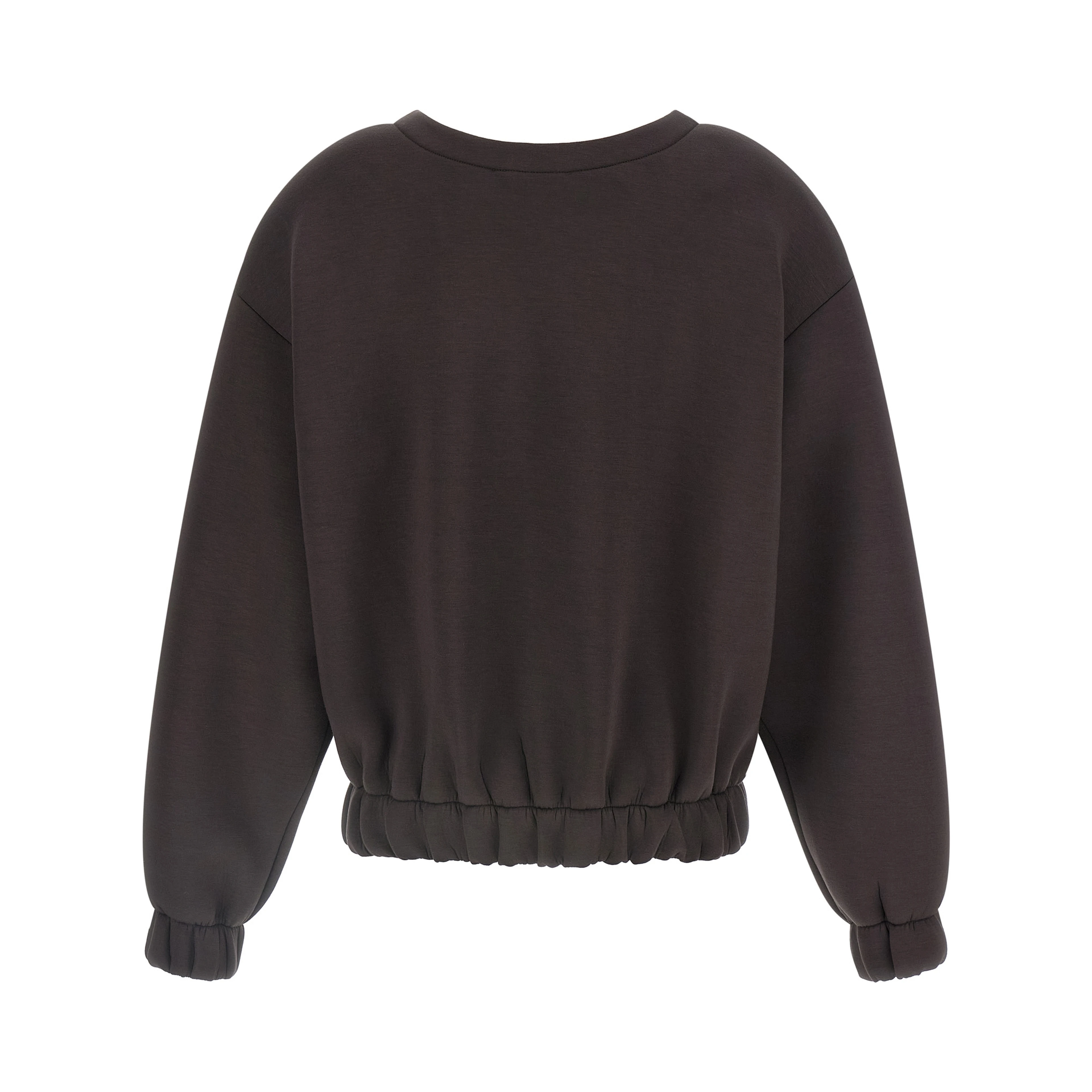 Brown Viscose Sweatshirt