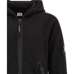 Black Cotton Sweatshirt