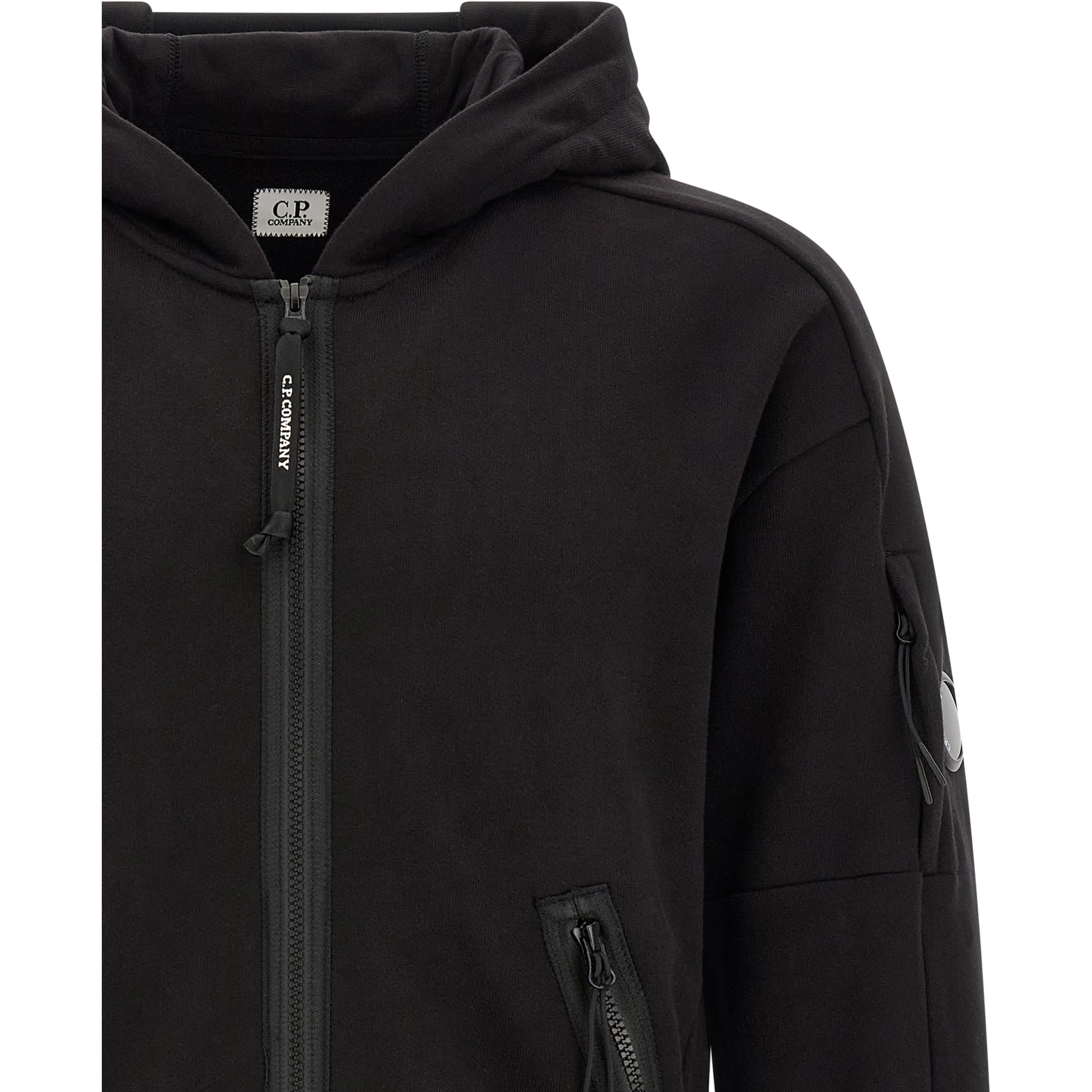 Black Cotton Sweatshirt
