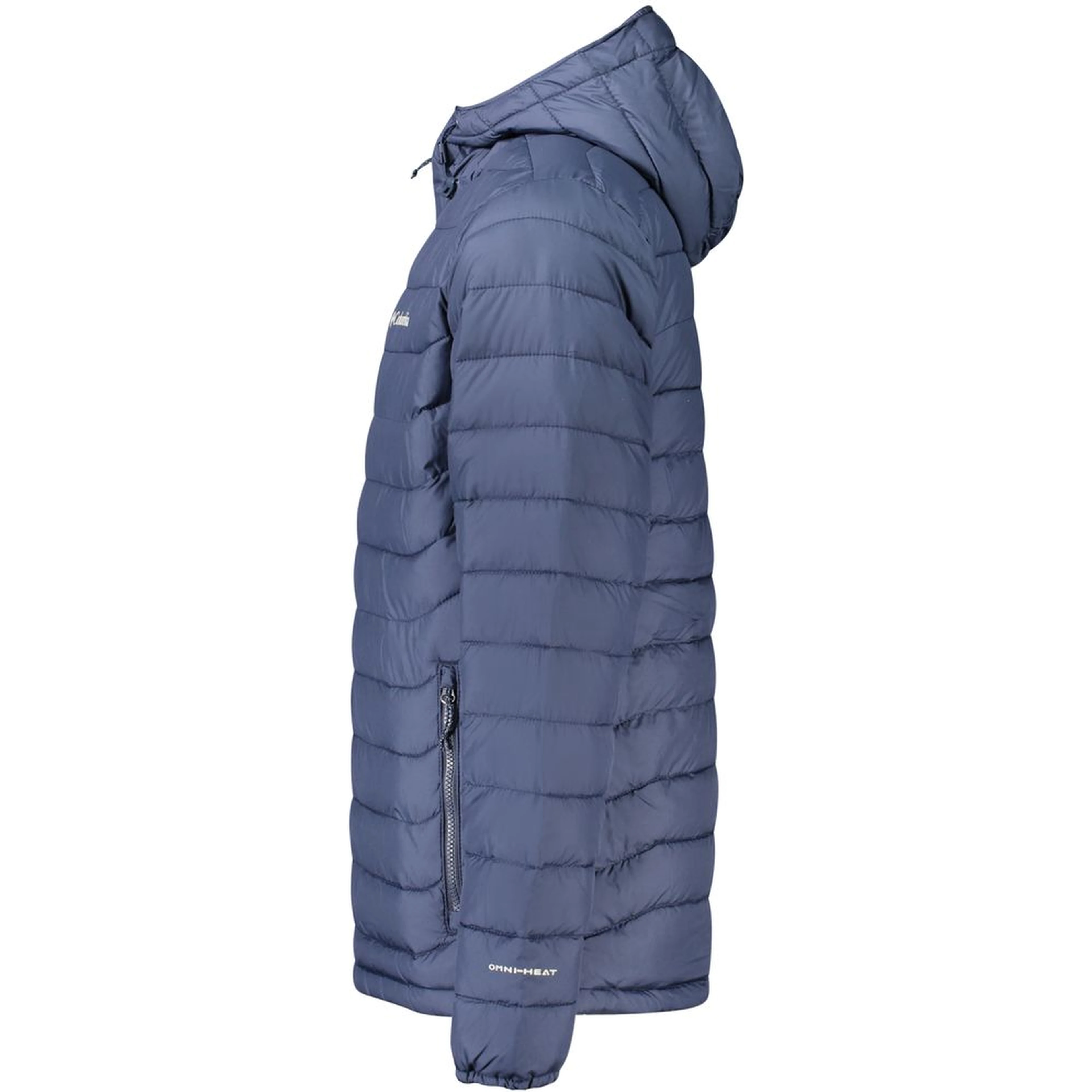 Blue Polyester Men's Jacket