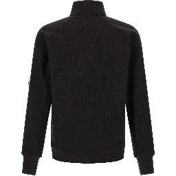 Black Cotton Sweatshirt