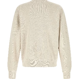 White Cotton Sweatshirt