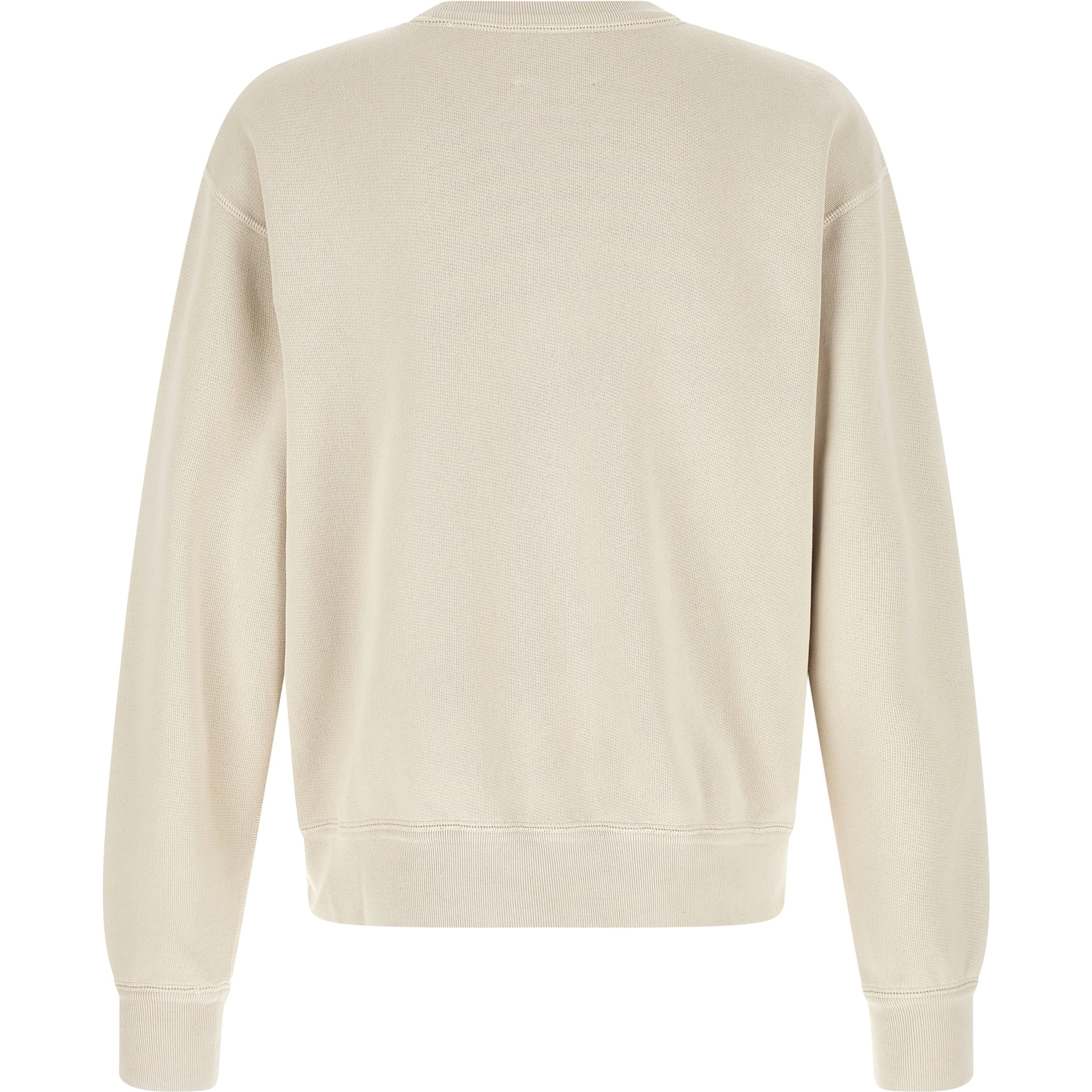 White Cotton Sweatshirt