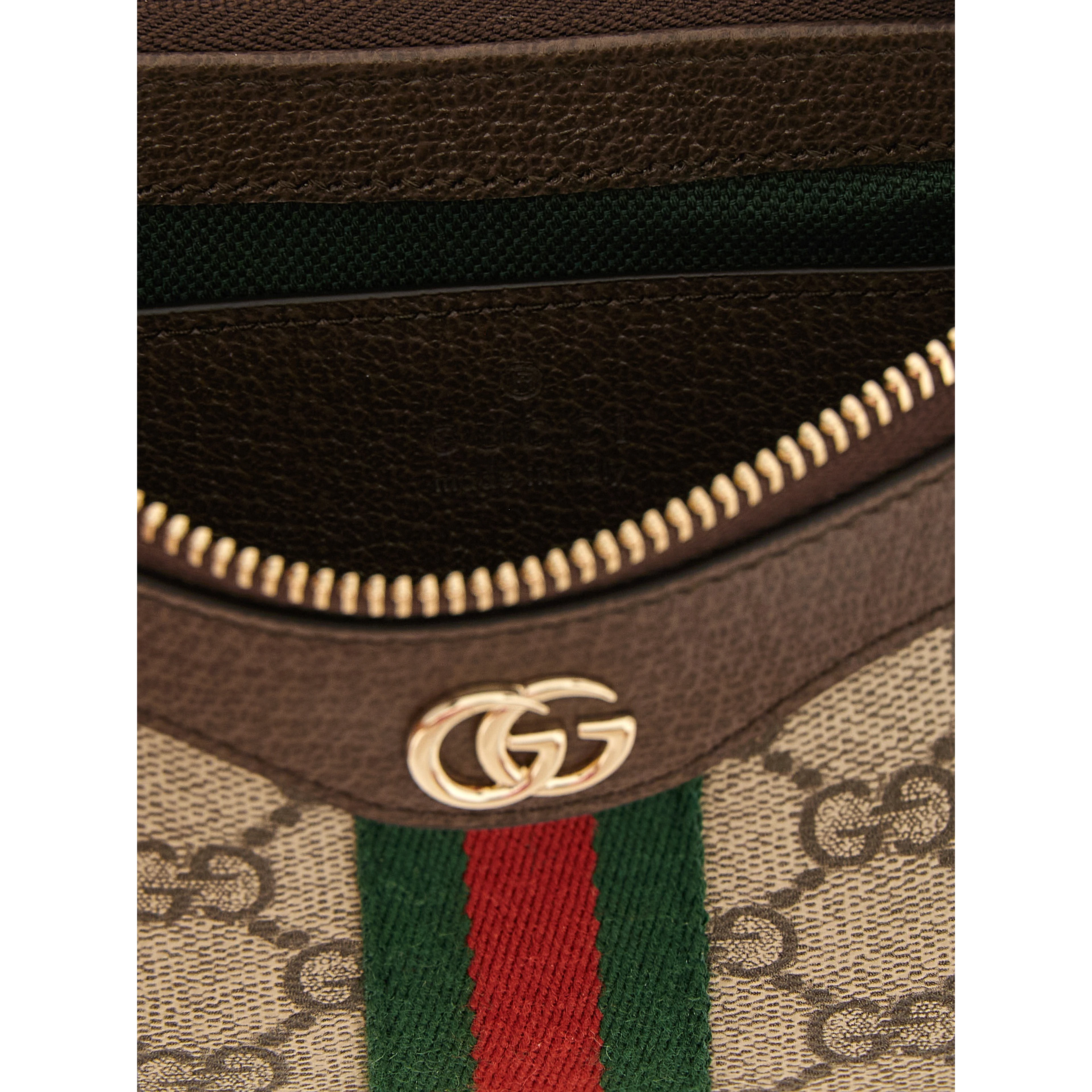 Beige Polyethylene Crossbody Bag