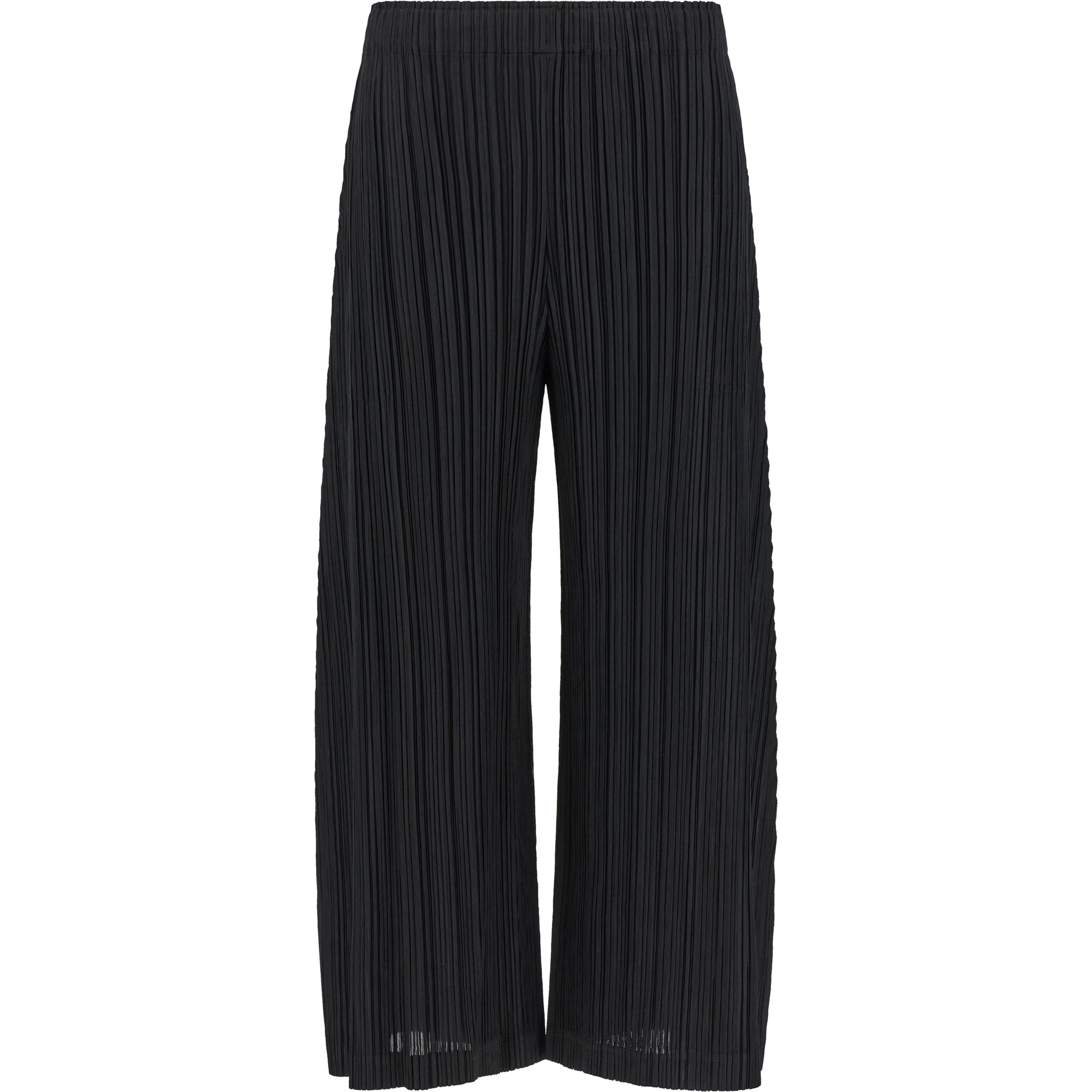 Black Polyester Pants