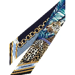Blue Silk Foulard